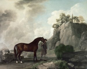 「カトー」と新郎 作： George Stubbs